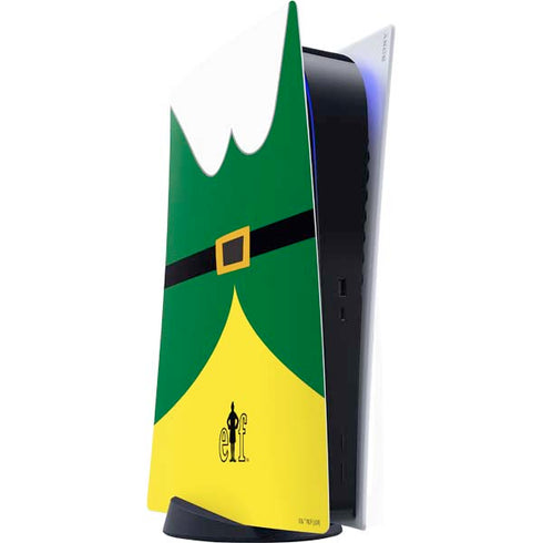 Elf Buddys Outfit PS5 Digital Edition Console Skin
